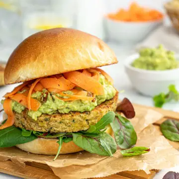 Vega csicseriborsós burger