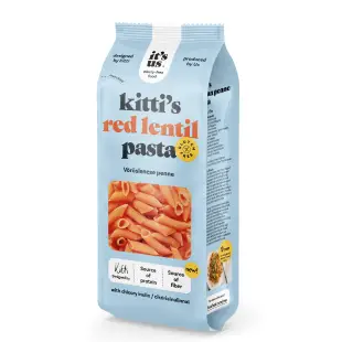 Vöröslencse tészta penne gluténmentes It's us 200 g